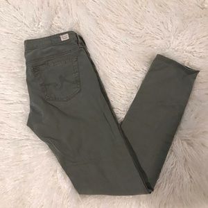 Adriano Goldschmied sz 27 Army Green Skinny Jeans